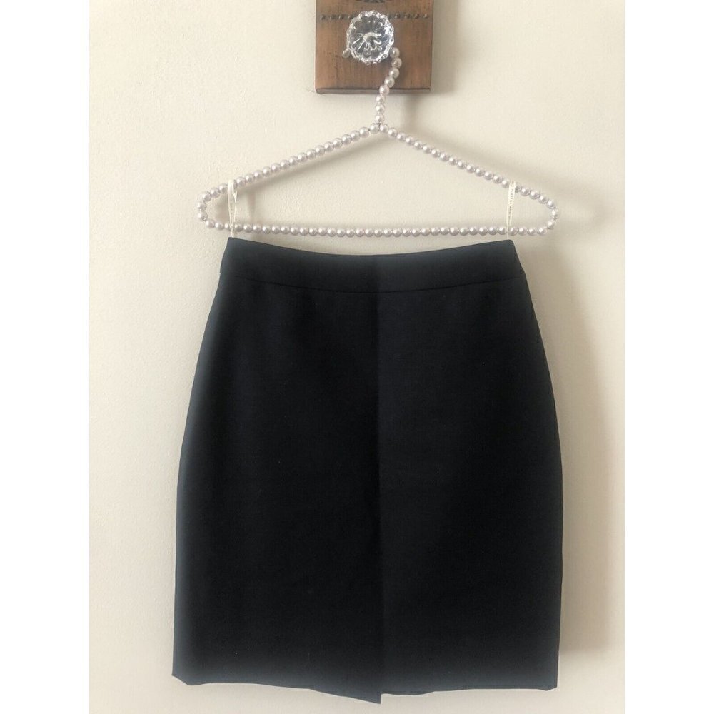 Kate Spade Womens Size 0 Black Pencil Skirt Cotton Spandex Blend